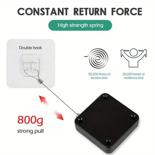 Easy-Install Automatic Door Closer - Adjustable, No-Drill Surface Mount with Sensor for Effortless Closing