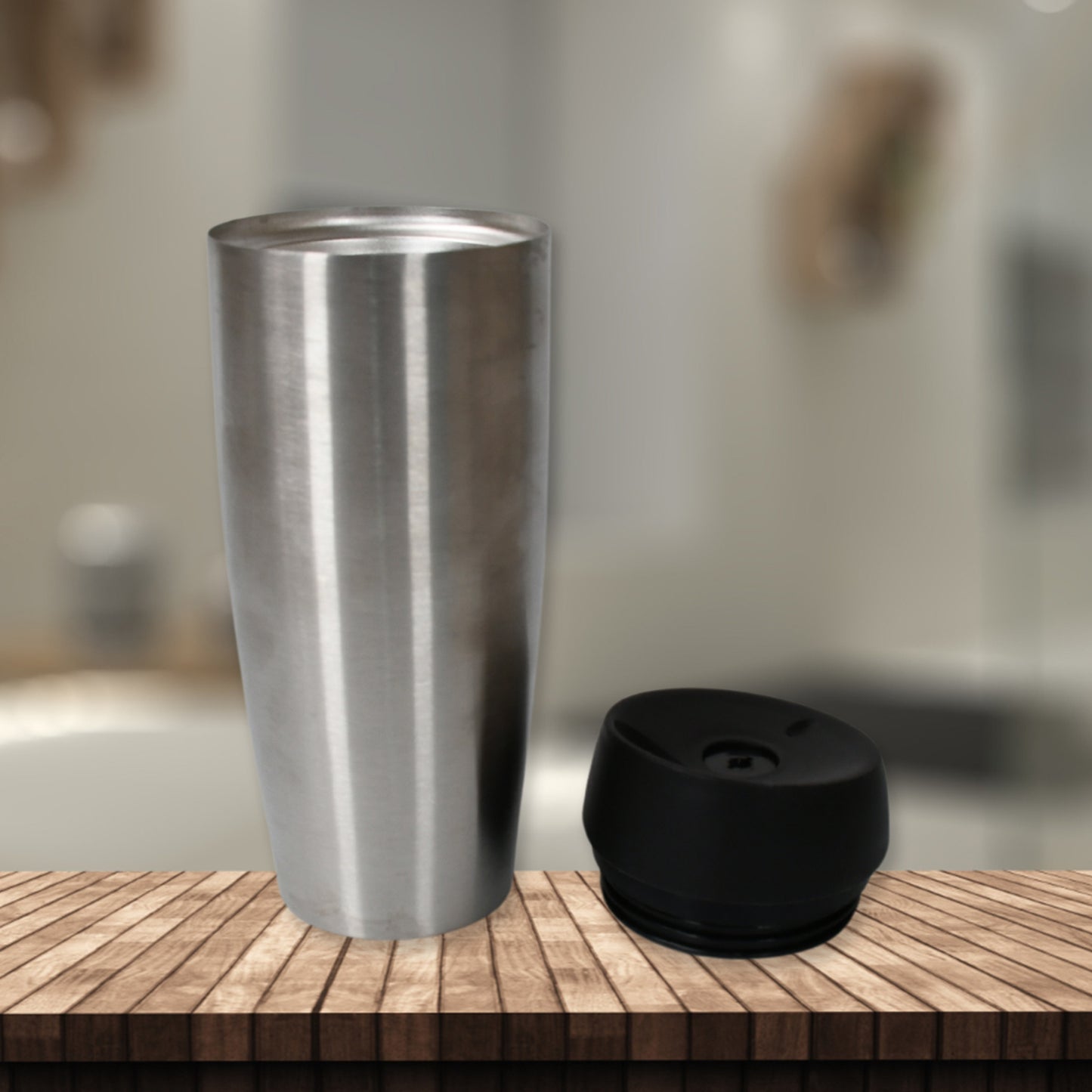 Stainless Steel Vacuum Insulated Coffee Cups Double Walled Travel Mug Car Coffee Mug With Leak Proof Lid Reusable (850ml Approx)