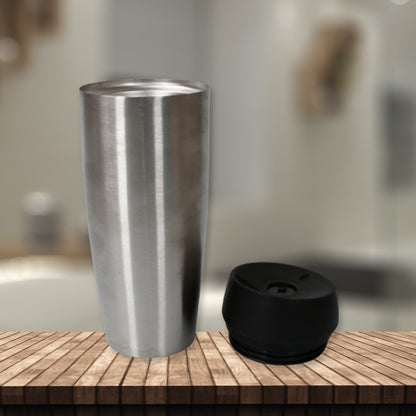 Stainless Steel Vacuum Insulated Coffee Cups Double Walled Travel Mug Car Coffee Mug With Leak Proof Lid Reusable (850ml Approx)